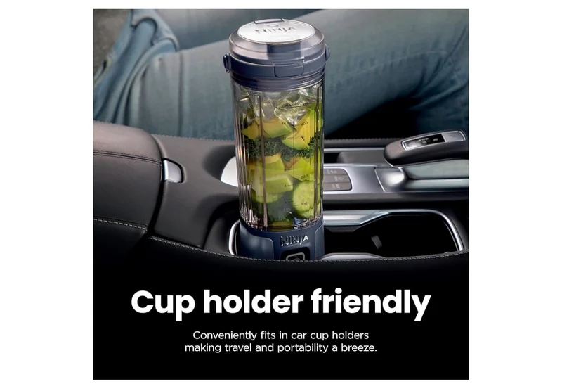 Ninja Blast Cordless 18oz. Portable Blender For-Shakes and Smoothies, BPA Free, Leakproof-Lid and Sip Spout, USB-C Rechargeable, Dishwasher Safe - (Metallic Blue)