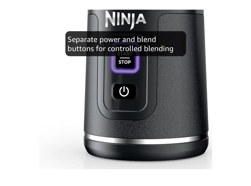 Ninja Blast Cordless 18oz. Portable Blender For-Shakes and Smoothies, BPA Free, Leakproof-Lid and Sip Spout, USB-C Rechargeable, Dishwasher Safe - (Metallic Black)