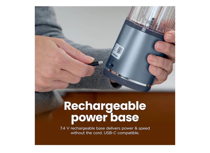 Ninja Blast Cordless 18oz. Portable Blender For-Shakes and Smoothies, BPA Free, Leakproof-Lid and Sip Spout, USB-C Rechargeable, Dishwasher Safe - Lemon Meringue