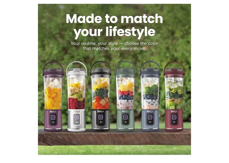 Ninja Blast Cordless 18oz. Portable Blender For-Shakes and Smoothies, BPA Free, Leakproof-Lid and Sip Spout, USB-C Rechargeable, Dishwasher Safe - Lemon Meringue