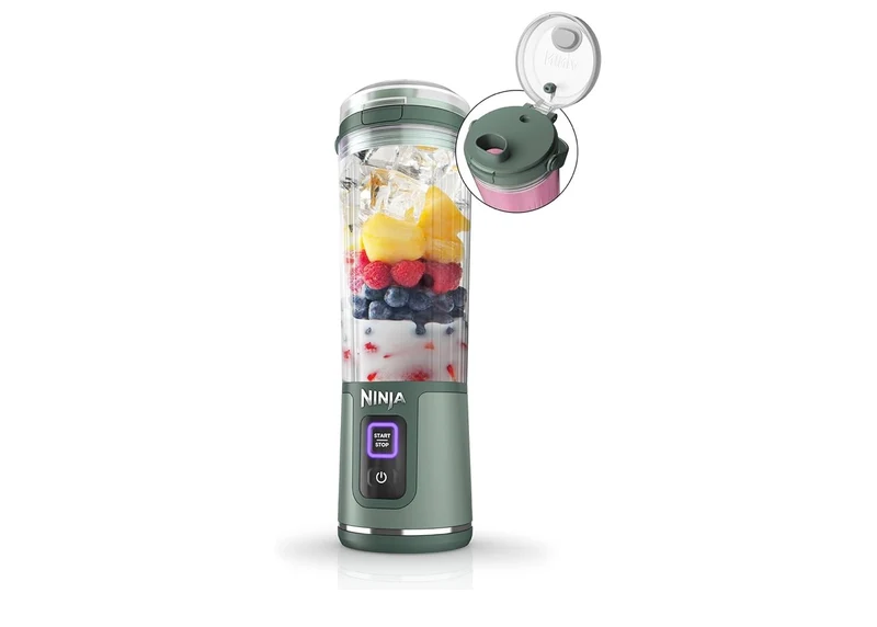 Ninja Blast Cordless 18oz. Portable Blender For-Shakes and Smoothies, BPA Free, Leakproof-Lid and Sip Spout, USB-C Rechargeable, Dishwasher Safe - (Forest Green)