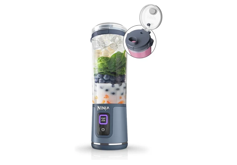 Ninja Blast Portable Blender Cordless 18oz. for Shakes & Smoothies, BPA Free, Leakproof-Lid & Sip Spout, USB-C Rechargeable, Dishwasher Safe - (Blue)