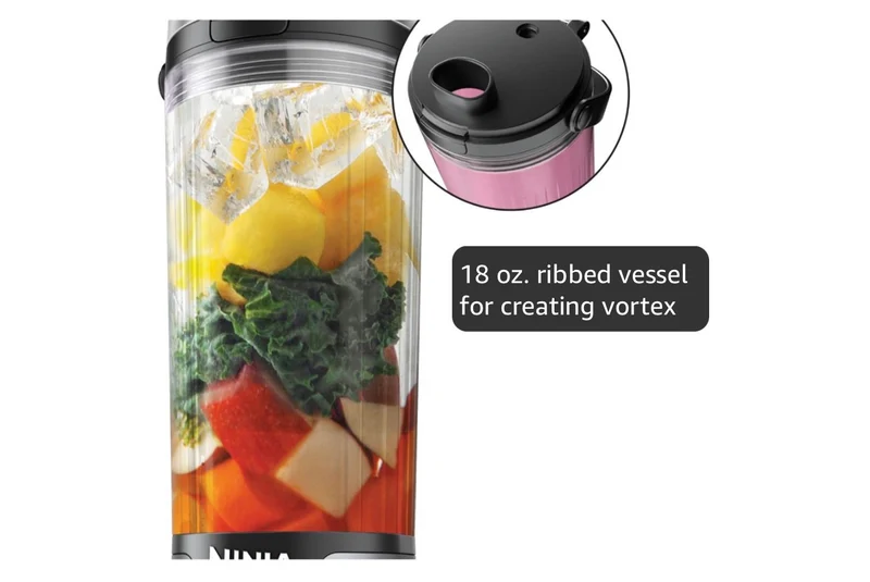 Ninja Blast Portable Blender Cordless 18-oz. Vessel Personal Mixer for Shakes & Smoothies BPA Free Leakproof Lid & Sip Spout USB-C Rechargeable Dishwasher Safe - (Black)