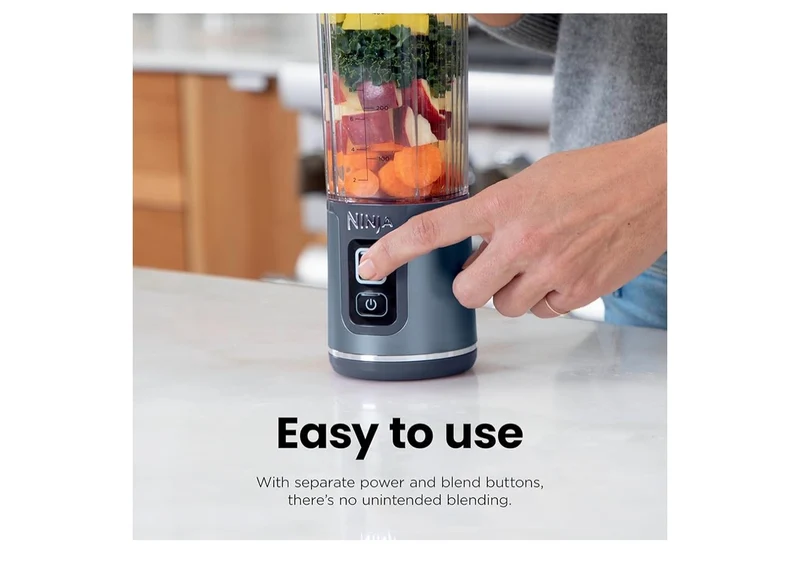 Ninja Blast Portable Blender Cordless 18-oz. Vessel Personal Mixer for Shakes & Smoothies BPA Free Leakproof Lid & Sip Spout USB-C Rechargeable Dishwasher Safe - (Black)