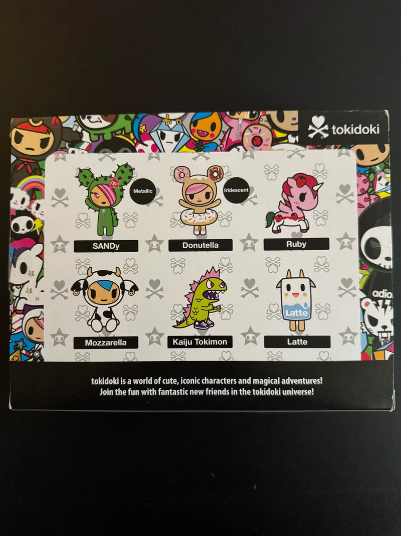 Tokidoki 6 Figure Pack Sandy Donutella Ruby Kaiju Latte