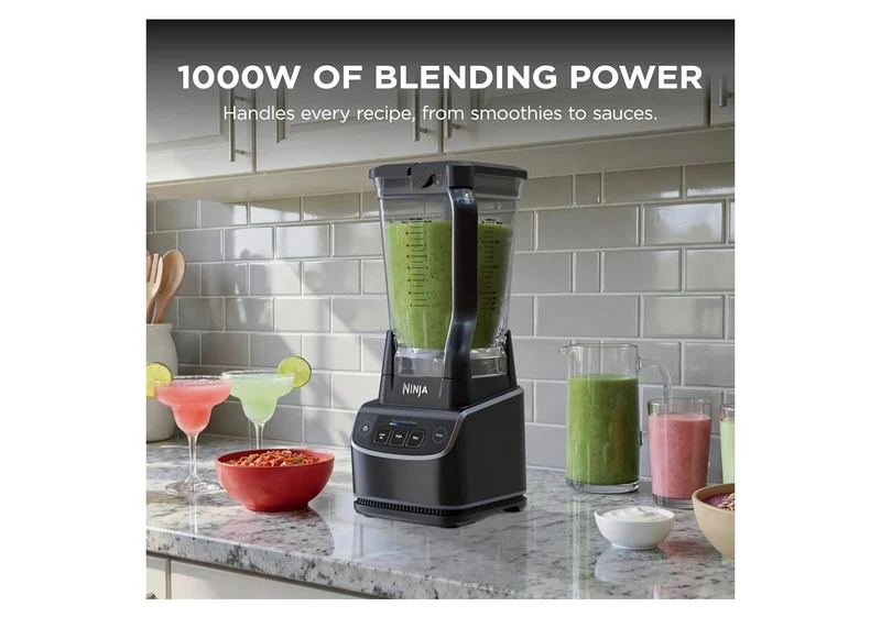 Ninja Professional Blender 1000W Power, XL 72-oz. Pitcher Total Crushing Technology Full-Size Countertop - (Black)