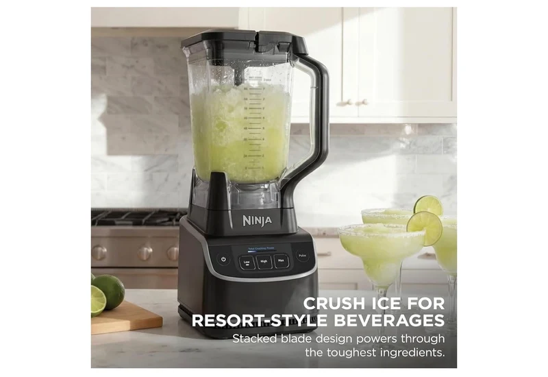 Ninja Professional Blender 1000W Power, XL 72-oz. Pitcher Total Crushing Technology Full-Size Countertop - (Black)