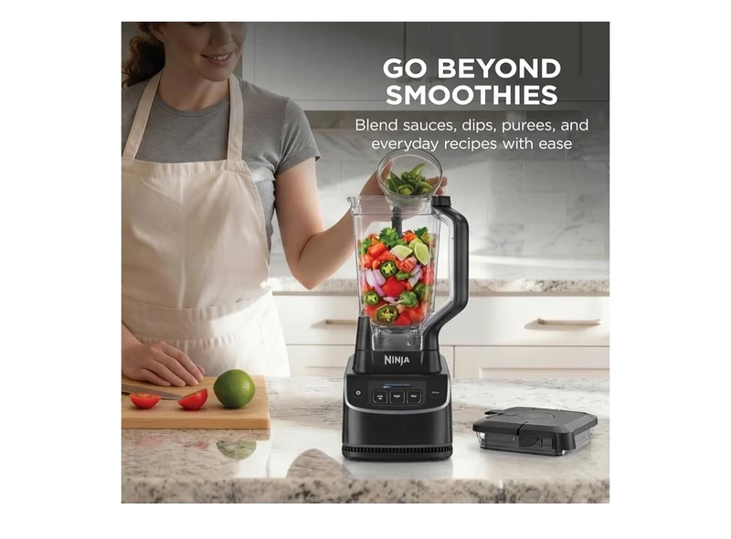 Ninja Professional Blender 1000W Power, XL 72-oz. Pitcher Total Crushing Technology Full-Size Countertop - (Black)