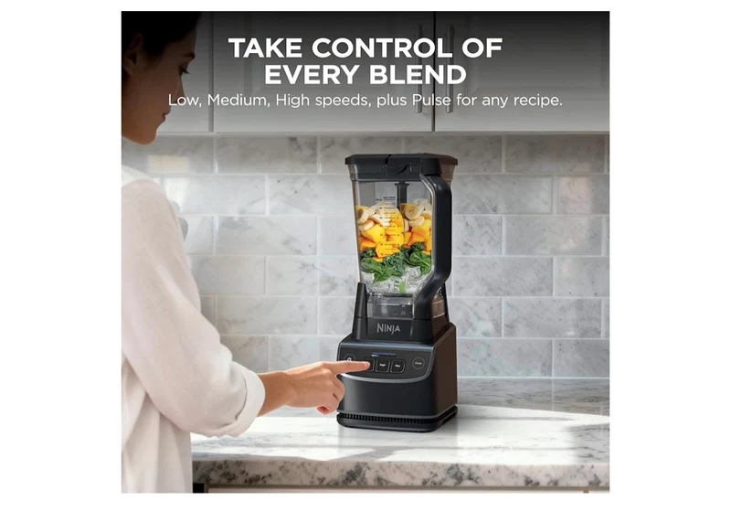 Ninja Professional Blender 1000W Power, XL 72-oz. Pitcher Total Crushing Technology Full-Size Countertop - (Black)