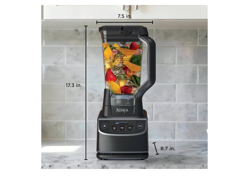Ninja Professional Blender 1000W Power, XL 72-oz. Pitcher Total Crushing Technology Full-Size Countertop - (Black)