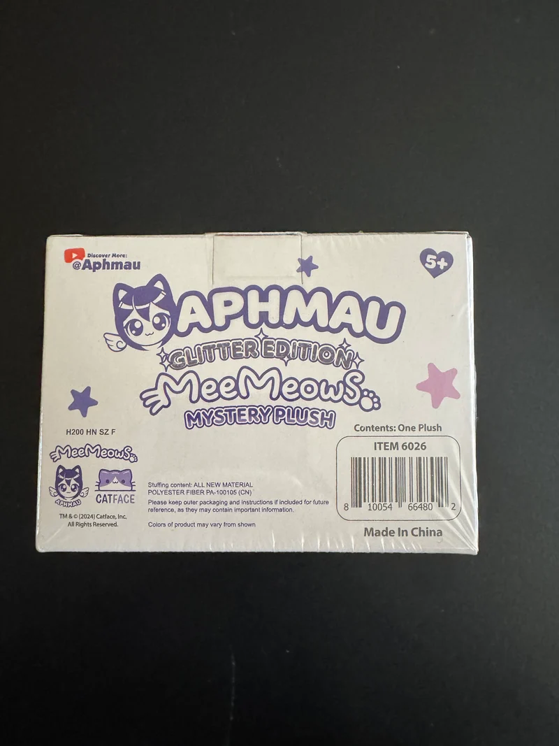 Aphmau MeeMeows Mystery Plush Litter 6 Surprise Blind Box - 1 PLUSH