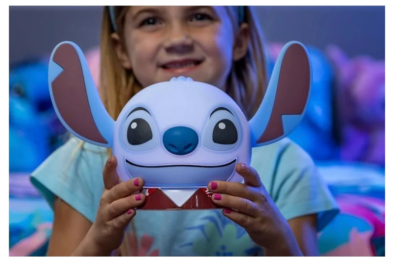 Lilo and Stitch Squish Night Light for Kids, USB Lamp, Battery Operated, Dimmable