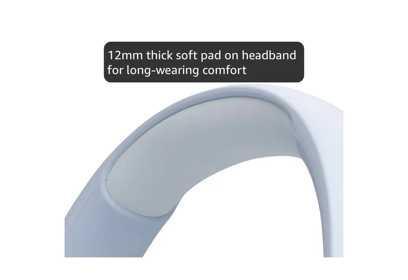 JBL Junior On-Ear Kids Headphones Safe Sound 85dB, Parental Control w/ Customizable Volume Playtime, Easy monitoring, Built-in mic, 50-hour battery life (BLUE)