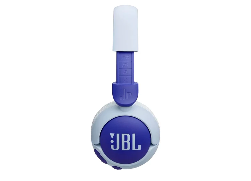 JBL Junior On-Ear Kids Headphones Safe Sound 85dB, Parental Control w/ Customizable Volume Playtime, Easy monitoring, Built-in mic, 50-hour battery life (BLUE)