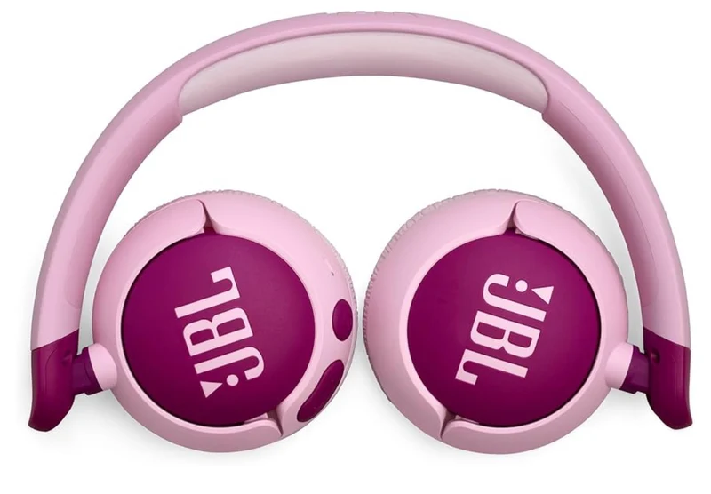 JBL Junior On-Ear Kids Headphones Safe Sound 85dB, Parental Control w/ Customizable Volume Playtime, Easy monitoring, Built-in mic, 50-hour battery life