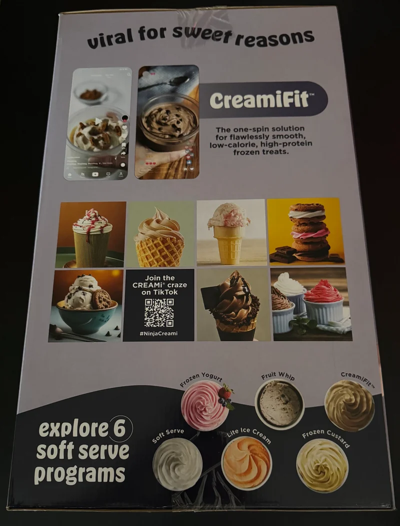 Ninja CREAMi Scoop & Swirl 13 in 1 Soft Serve Ice Cream Machine - Silver