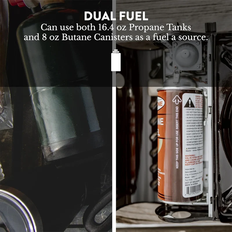 Gas One Propane or Butane Stove Dual Fuel Stove Portable Camping Stove