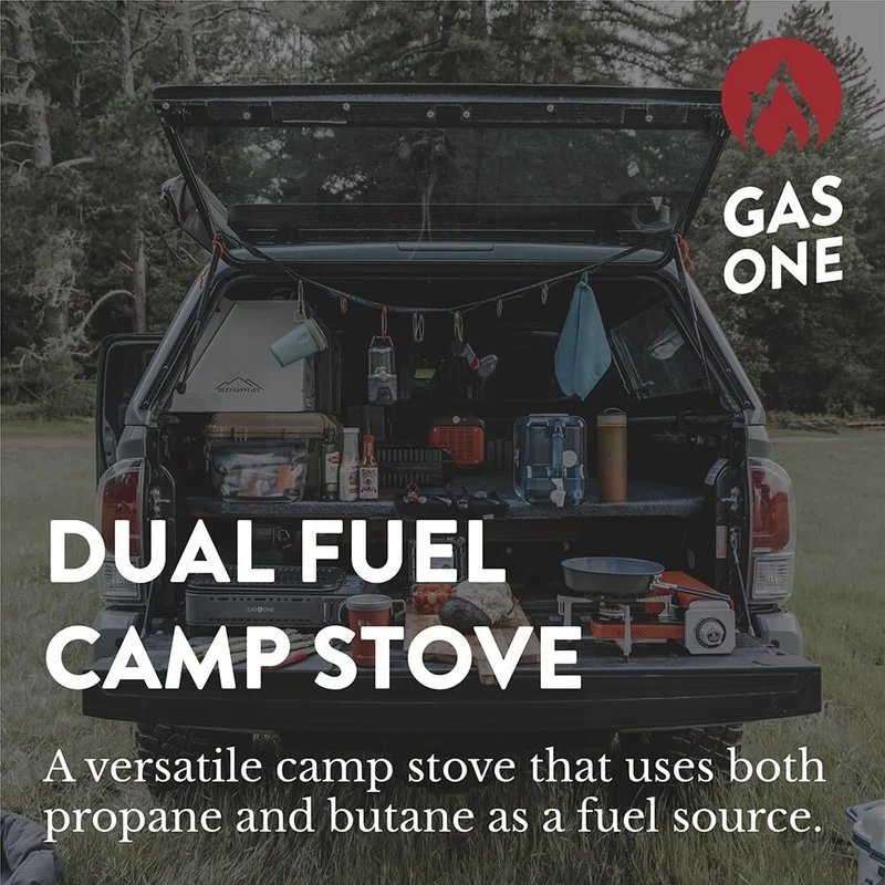 Gas One Propane or Butane Stove Dual Fuel Stove Portable Camping Stove
