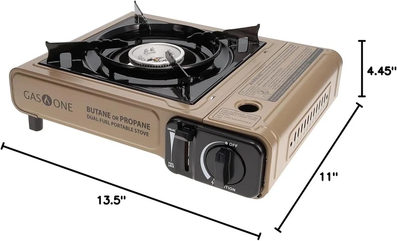 Gas One Propane or Butane Stove Dual Fuel Stove Portable Camping Stove