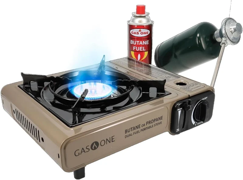Gas One Propane or Butane Stove Dual Fuel Stove Portable Camping Stove