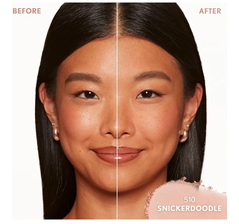 COVERGIRL TruBlend Skin Enhancer Baked Luminous Finishing Face Powder, with Hyaluronic Acid and White Rose Extract, Sheer & Buildable - 510 Snickerdoodle