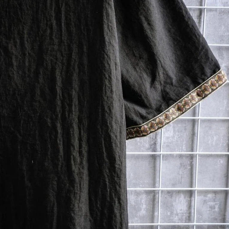 T-Shirt Coréen en Lin - Léger et Respirant