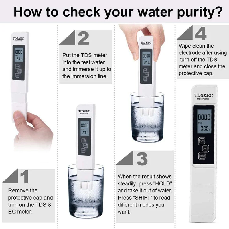Testeur numérique de qualité d'eau