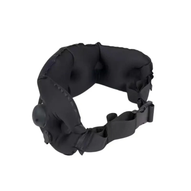 Coussin Lombaire Gonflable Portable – Soutien Réglable avec Sac de Rangement