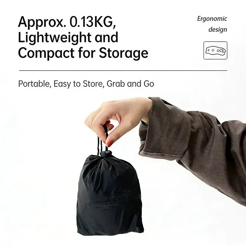 Coussin Lombaire Gonflable Portable – Soutien Réglable avec Sac de Rangement