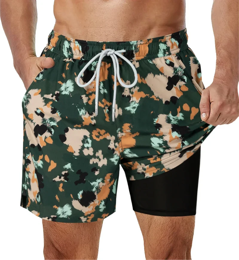 Maillot de Bain avec doublure de compression intégrée