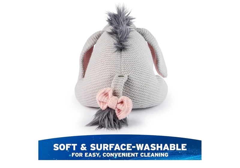 Disney 10" Eeyore Knit Plush, Winnie the Pooh, Stuffed Animal for Ages 1 and Up - Gray