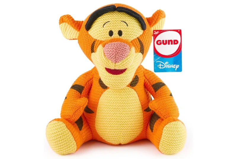 Disney 10" Tigger Knit Plush, Winnie the Pooh, Stuffed Animal for Ages 1 and Up - Orange