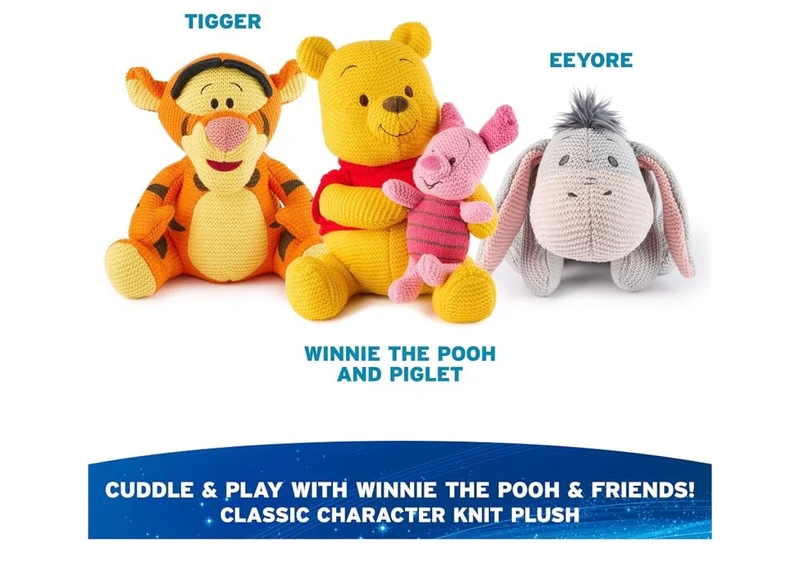 Disney 10" Tigger Knit Plush, Winnie the Pooh, Stuffed Animal for Ages 1 and Up - Orange