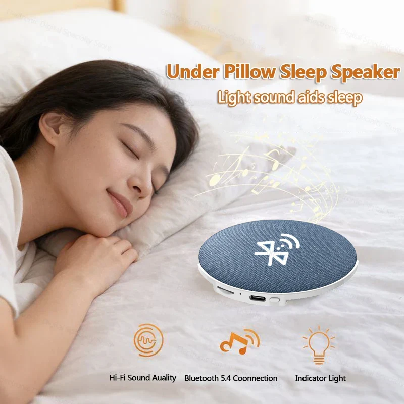 Enceinte Bluetooth Sous Oreiller Aide au Sommeil