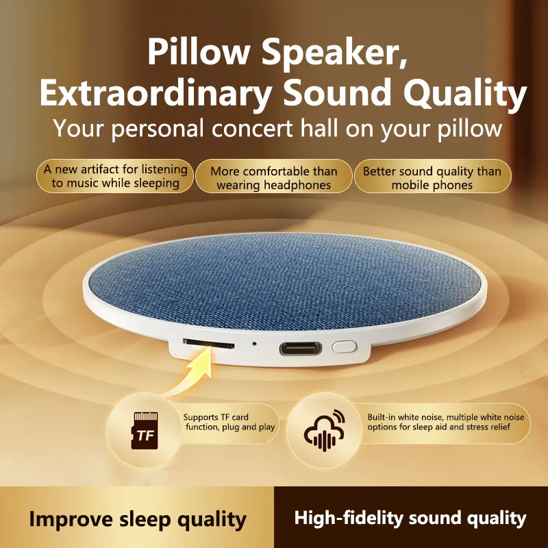 Enceinte Bluetooth Sous Oreiller Aide au Sommeil