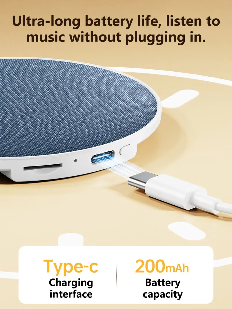 Enceinte Bluetooth Sous Oreiller Aide au Sommeil