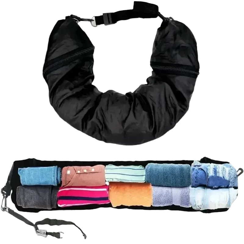 Oreiller Voyage Trompe-l'Oeil à Remplir 3PCS - Bandeau + Bouchons d'Oreilles OFFERTS