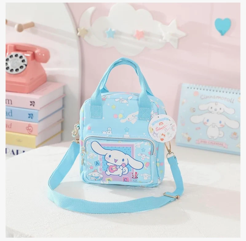 Cute Cartoon Tote Bag, Crossbody Bags for Girls, Adjustable Strap Sling Backpack