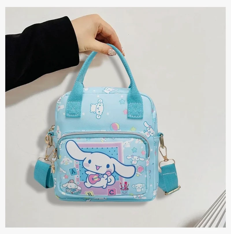 Cute Cartoon Tote Bag, Crossbody Bags for Girls, Adjustable Strap Sling Backpack