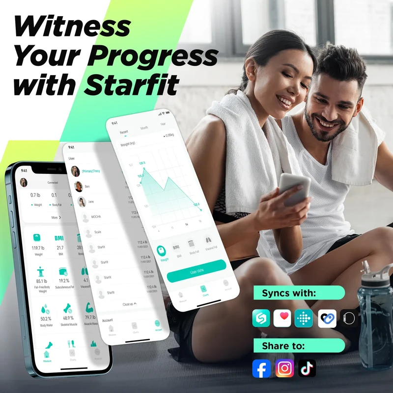 RunStar 4E SmartView Smart Body Scale