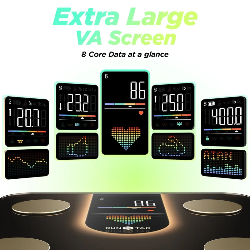 RunStar 4E SmartView Lite Smart Body Scale