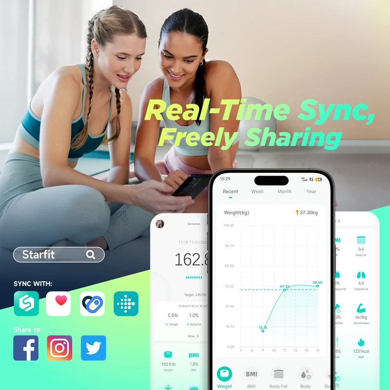 RunStar 4E SmartView Lite Smart Body Scale