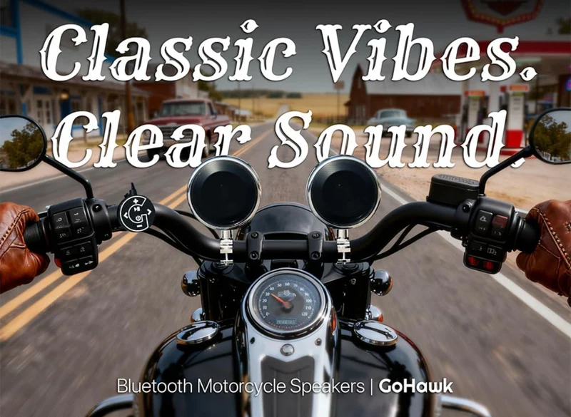 4 Inch Motorcycle Speakers Bluetooth Waterproof Audio System Waterproof 300W Speakers, Built-in Amplifier, USB/AUX,Wired Control, Great for Harley, ATV, scooters 4-Wheeler