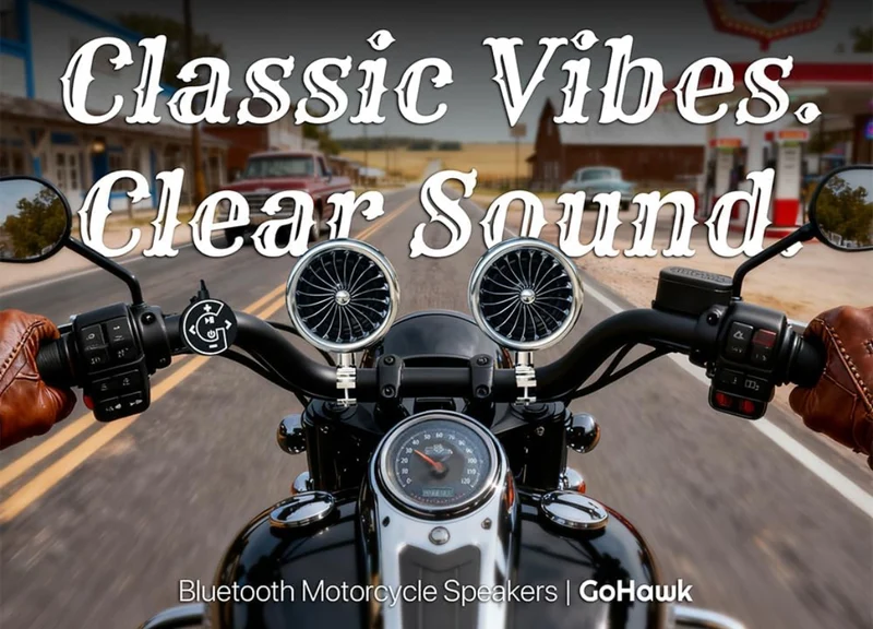 4 Inch Motorcycle Bluetooth Speakers Waterproof Radio Audio System 300W Speakers, LED Ring, Built-in Amplifier, USB/AUX,Wired Control, Great for Harley, ATV, scooters 4-Wheeler