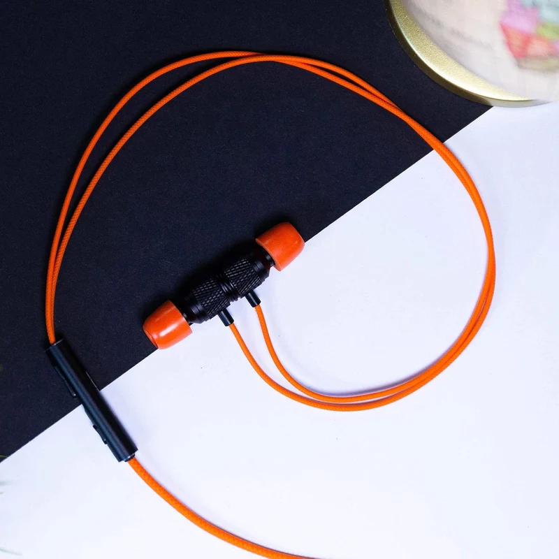 Ultra Wired Earbuds in-Ear Headphones, Earphones with Microphone, Noise Isolating Ear Buds, Memory Foam for iPhone, Samsung, School Students, Kids, Women, Small Ears