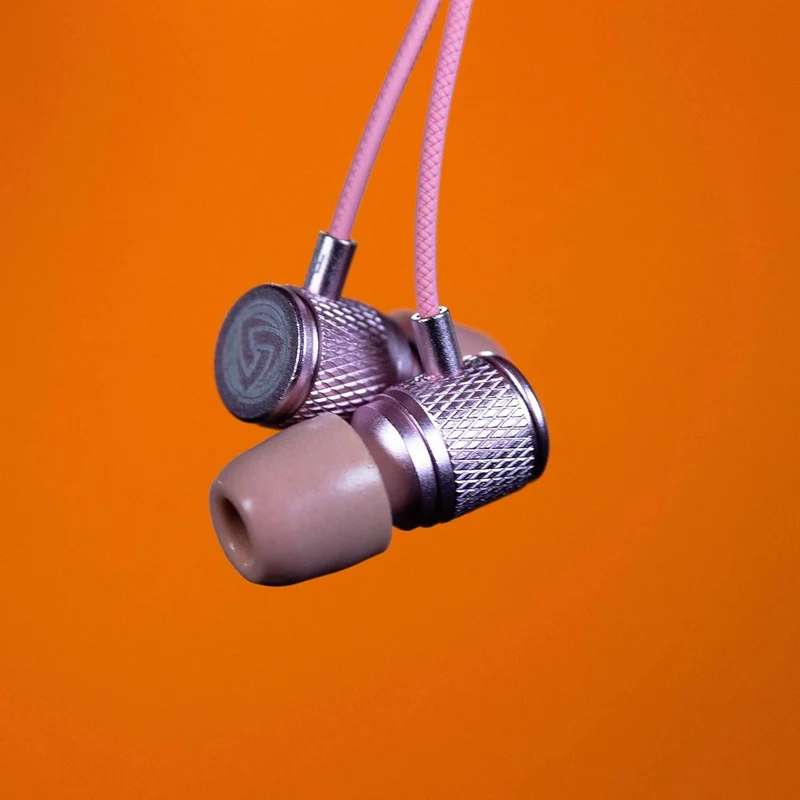 Ultra Wired Earbuds in-Ear Headphones, Earphones with Microphone, Noise Isolating Ear Buds, Memory Foam for iPhone, Samsung, School Students, Kids, Women, Small Ears