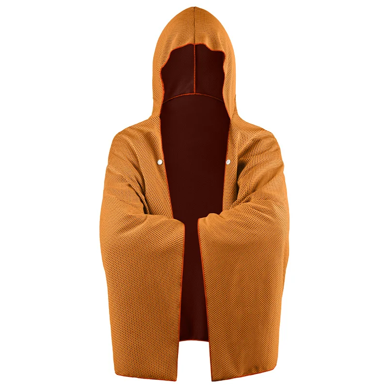 Poncho de Bain Rafraîchissant Multifonctions à Capuche – Serviette XXL Ultra Absorbante