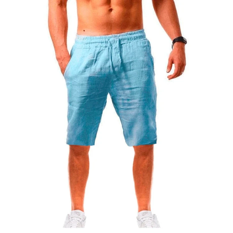 NATHAN - Short en lin respirant pour homme