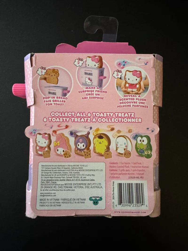 Cookeez Makery Hello Kitty & Friends Oven Playset – Interactive Bake & Reveal Toy, Includes Mystery Warm Scented Plush (Hello Kitty, Cinnamoroll, or My Melody), Mixing Tools, Dough, Accessories, 5+