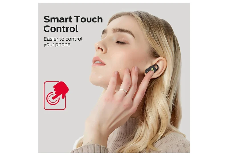 Monster NL210 Wireless Earbuds, Bluetooth 5.4 in-Ear Stereo Built-in Mic for Crystal Clear Call, 32H Playtime, Type-C Charging, Waterproof Sports - (Black)